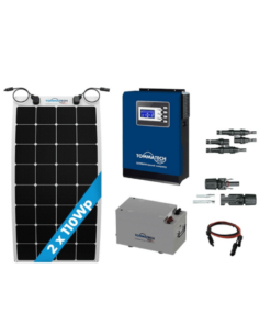 2 Panel(110Wp) 1kWe Off-Grid(12V) Solar Paket (1)